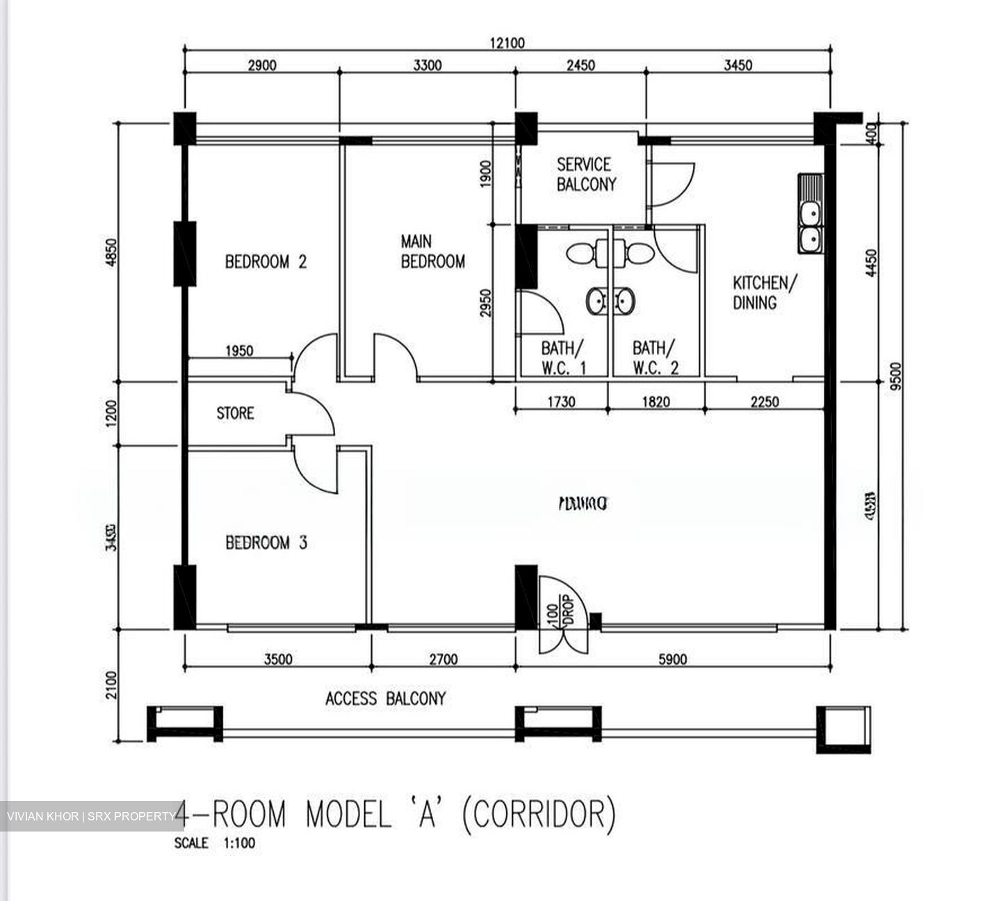 Blk 792 Choa Chu Kang North 6 (Choa Chu Kang), HDB 4 Rooms #566654971